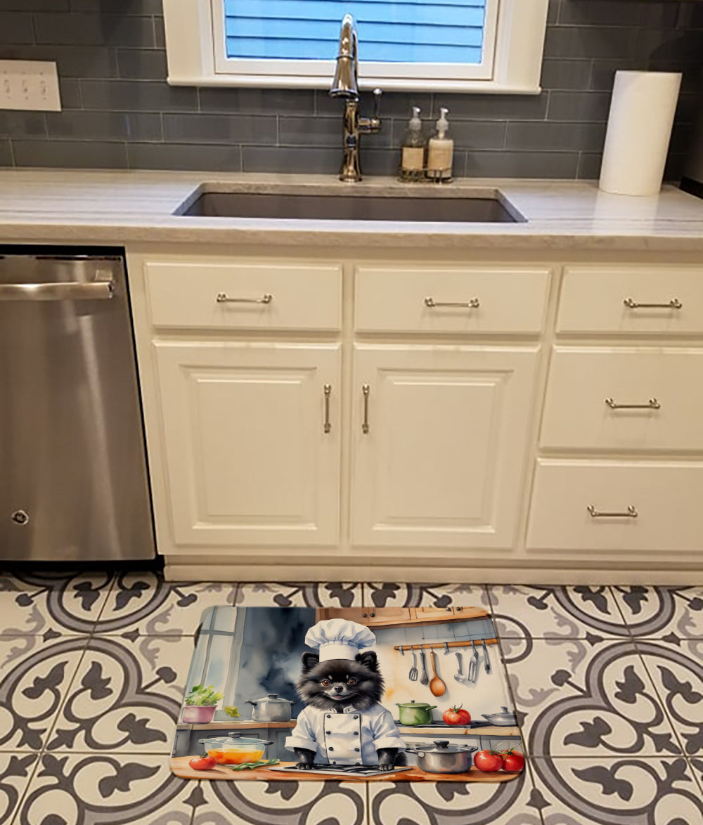 Pomeranian The Chef Memory Foam Kitchen Mat