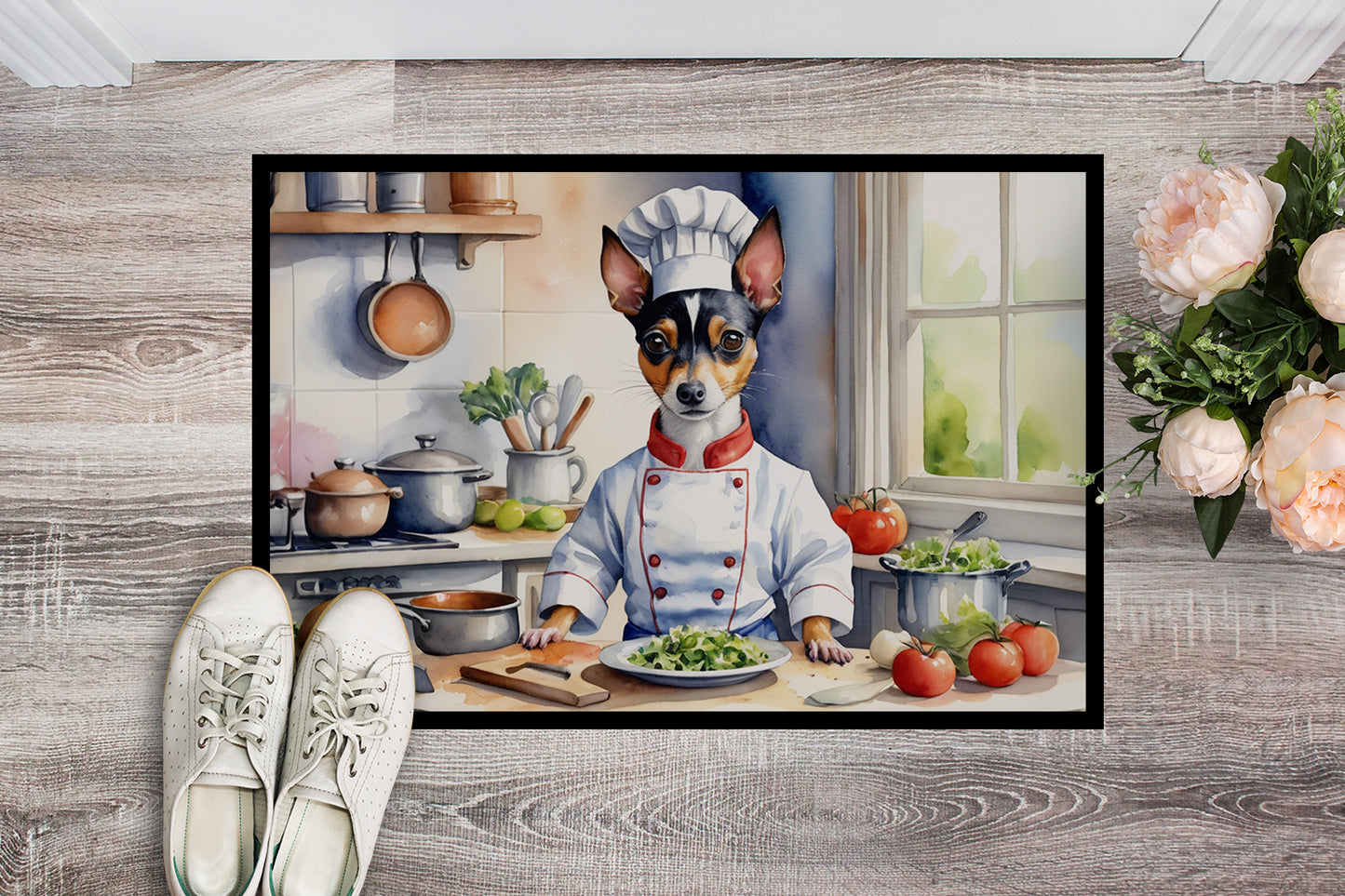 Rat Terrier The Chef Doormat