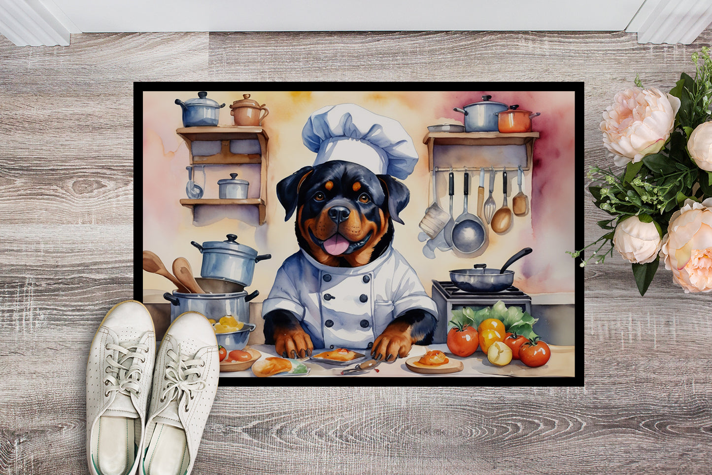 Rottweiler The Chef Doormat