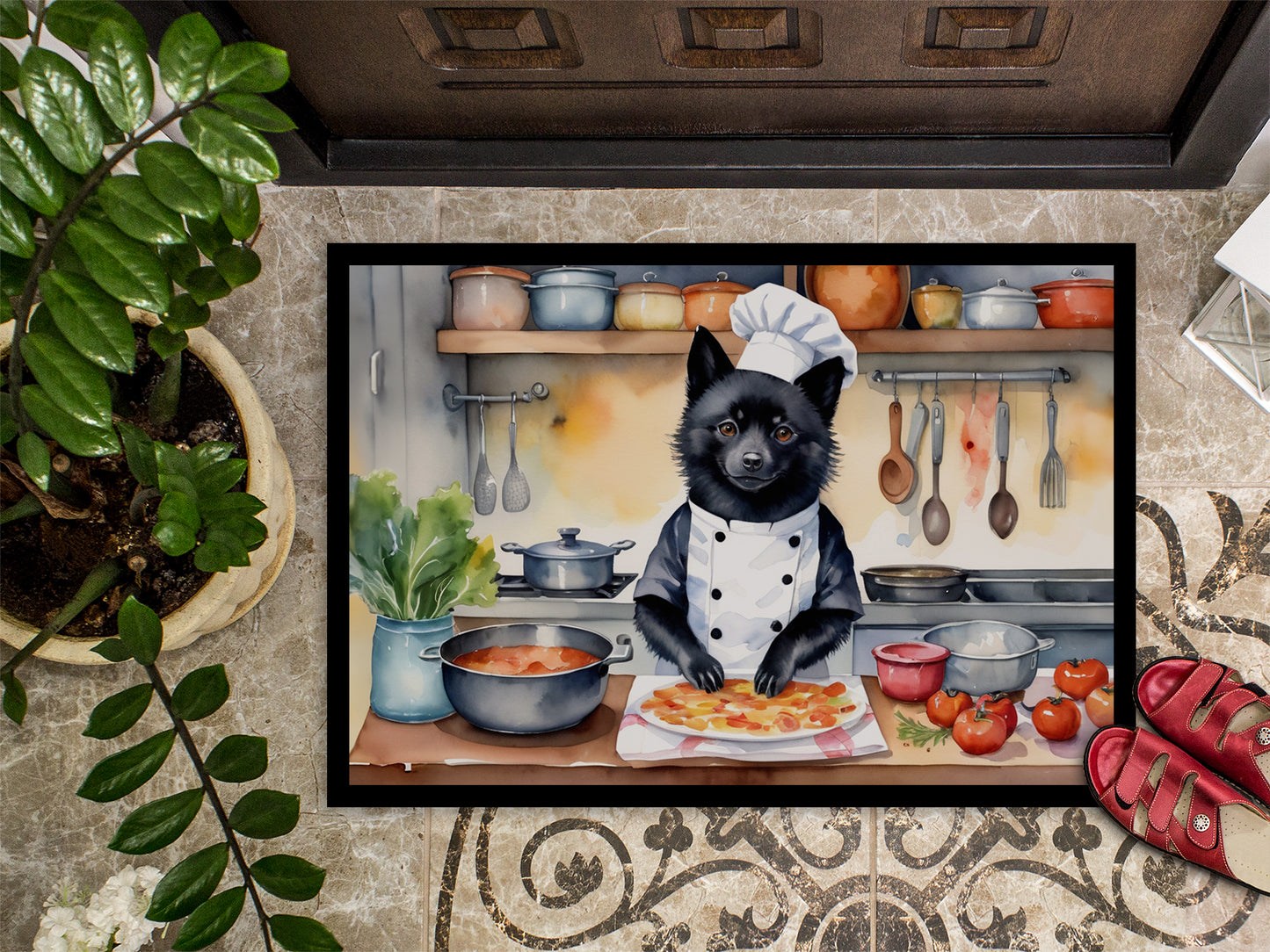 Schipperke The Chef Doormat