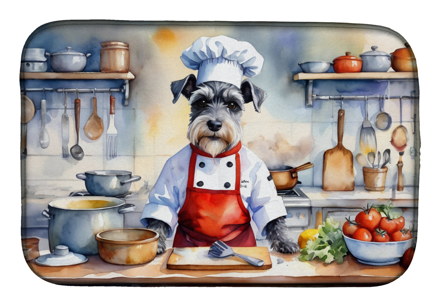 Buy this Schnauzer The Chef Dish Drying Mat