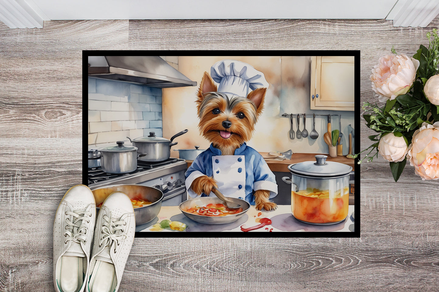 Silky Terrier The Chef Doormat