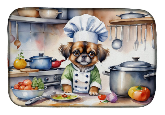 Buy this Tibetan Spaniel The Chef Dish Drying Mat