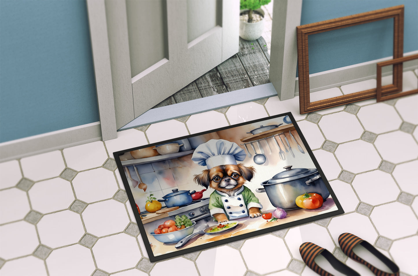 Tibetan Spaniel The Chef Doormat