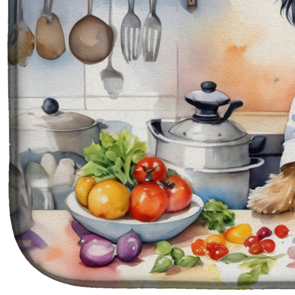 Tibetan Terrier The Chef Dish Drying Mat