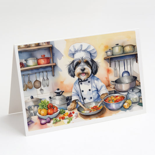 Buy this Tibetan Terrier The Chef Greeting Cards Pack of 8