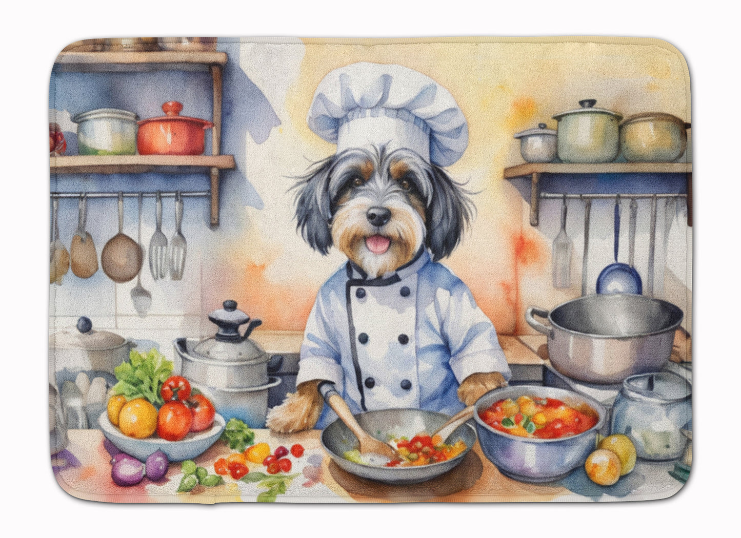 Buy this Tibetan Terrier The Chef Memory Foam Kitchen Mat