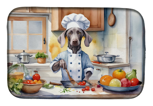 Buy this Weimaraner The Chef Dish Drying Mat