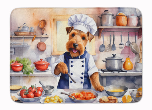 Buy this Welsh Terrier The Chef Memory Foam Kitchen Mat