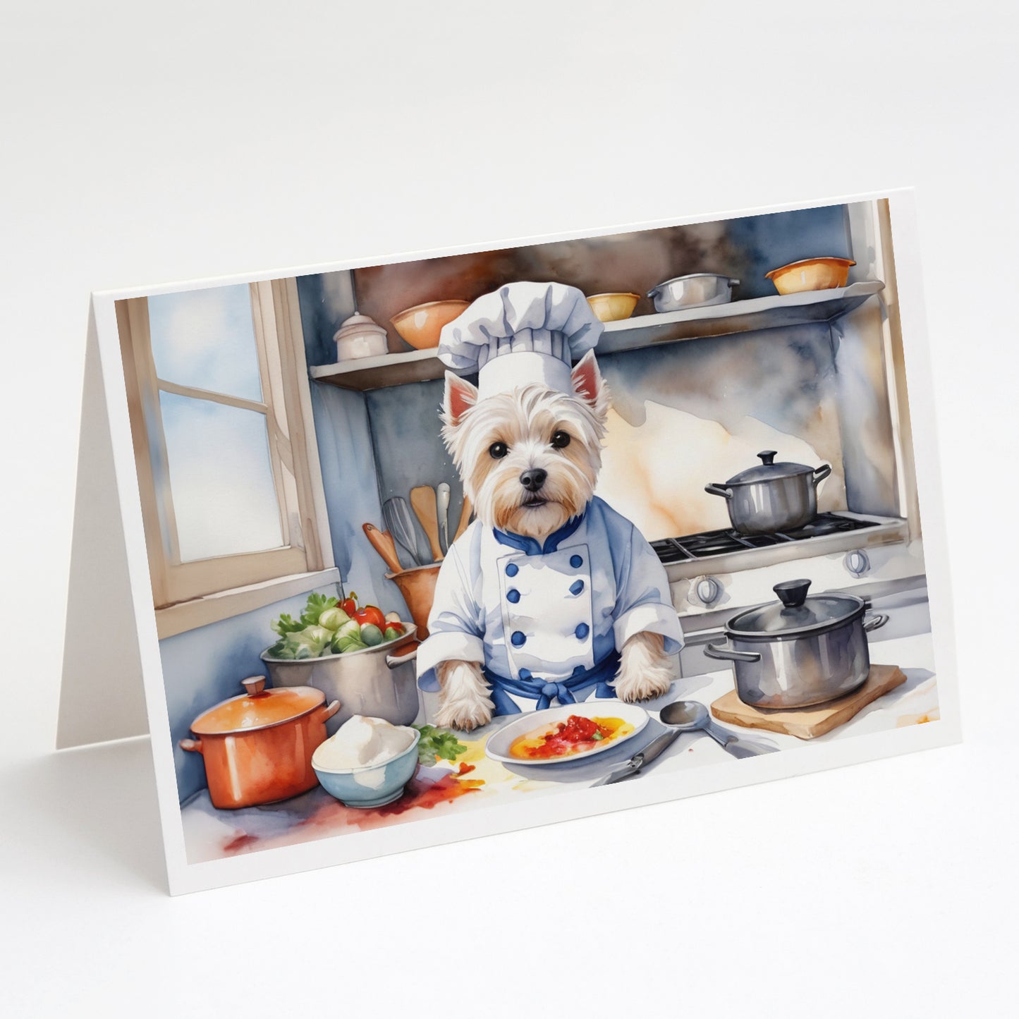 Buy this Westie The Chef Greeting Cards Pack of 8