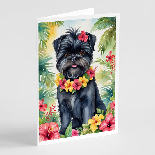 Buy this Affenpinscher Luau Greeting Cards Pack of 8