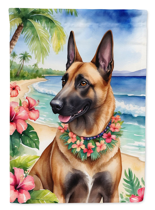 Buy this Belgian Malinois Luau House Flag