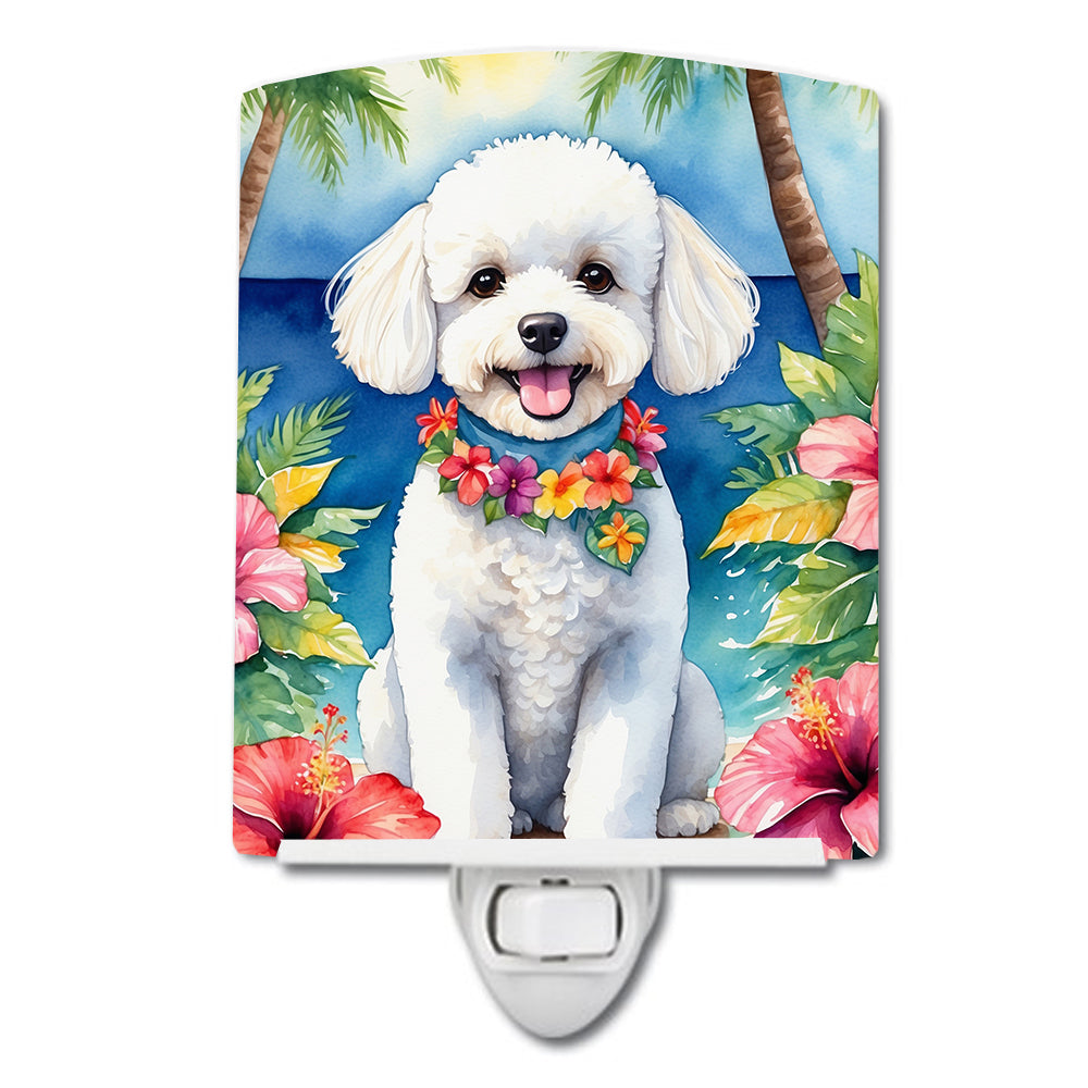 Buy this Bichon Frise Luau Ceramic Night Light