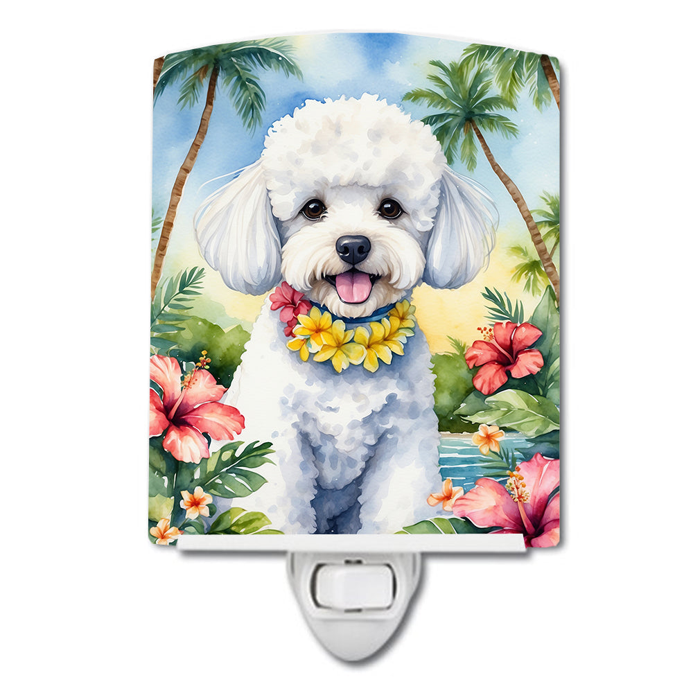 Buy this Bichon Frise Luau Ceramic Night Light