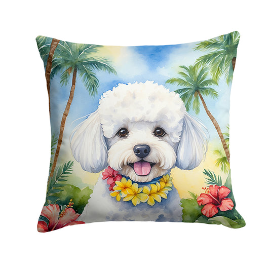 Buy this Bichon Frise Luau Throw Pillow