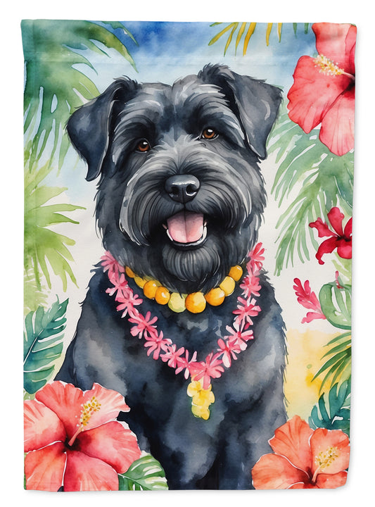 Buy this Bouvier des Flandres Luau House Flag