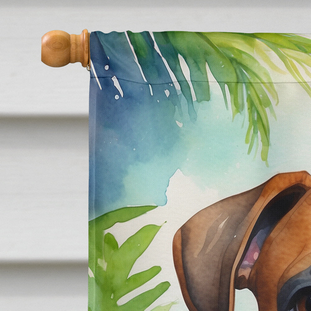 Boxer Luau House Flag