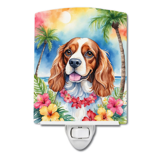 Buy this Cavalier Spaniel Luau Ceramic Night Light