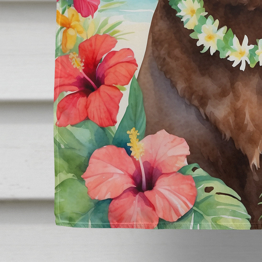 Chesapeake Bay Retriever Luau House Flag