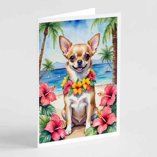 Buy this Chihuahua Luau Greeting Cards Pack of 8