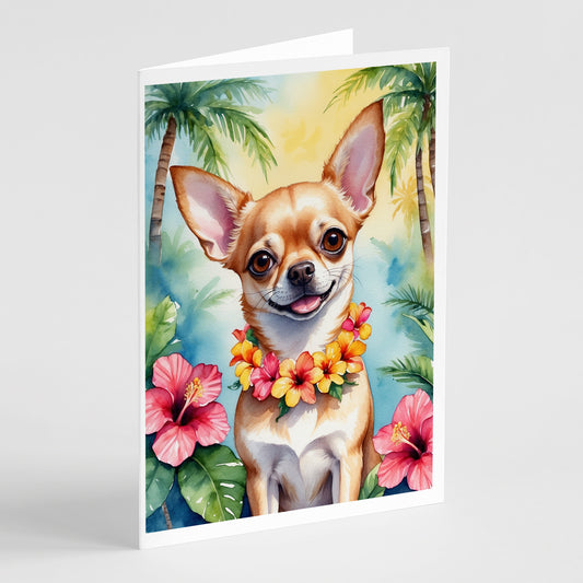 Buy this Chihuahua Luau Greeting Cards Pack of 8