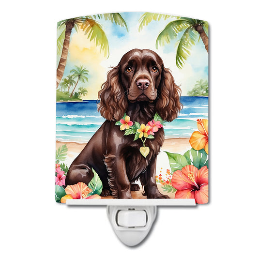 Buy this Cocker Spaniel Luau Ceramic Night Light