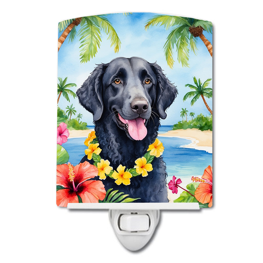 Buy this Curly-Coated Retriever Luau Ceramic Night Light