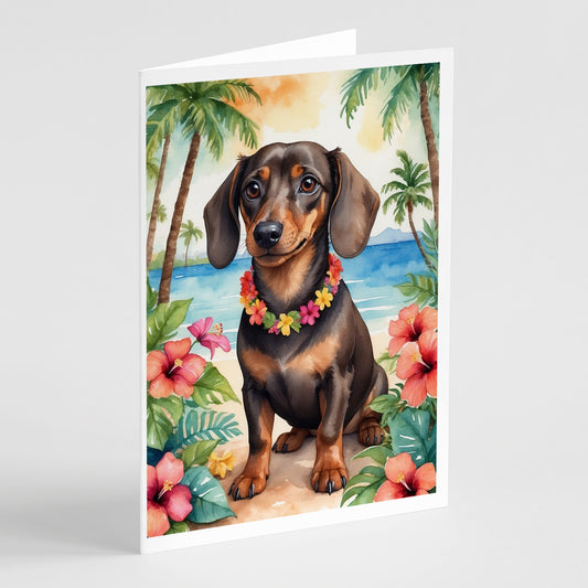 Buy this Dachshund Luau Greeting Cards Pack of 8