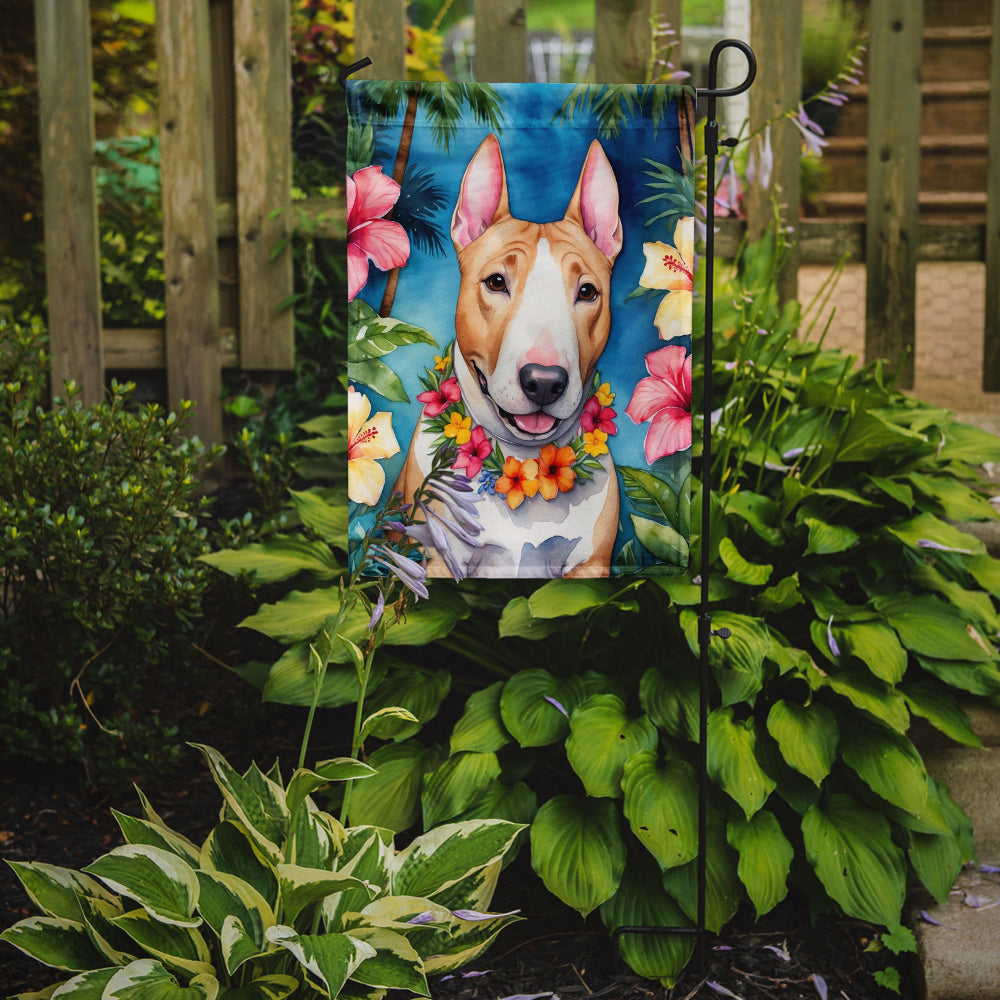 English Bull Terrier Luau Garden Flag