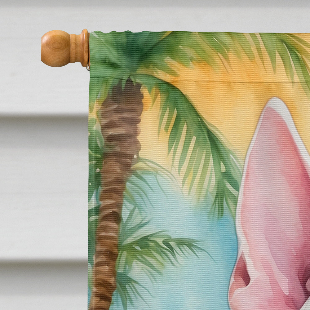 English Bull Terrier Luau House Flag