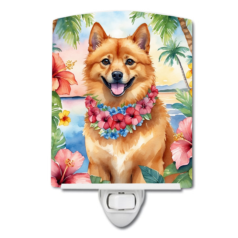 Buy this Finnish Spitz Luau Ceramic Night Light