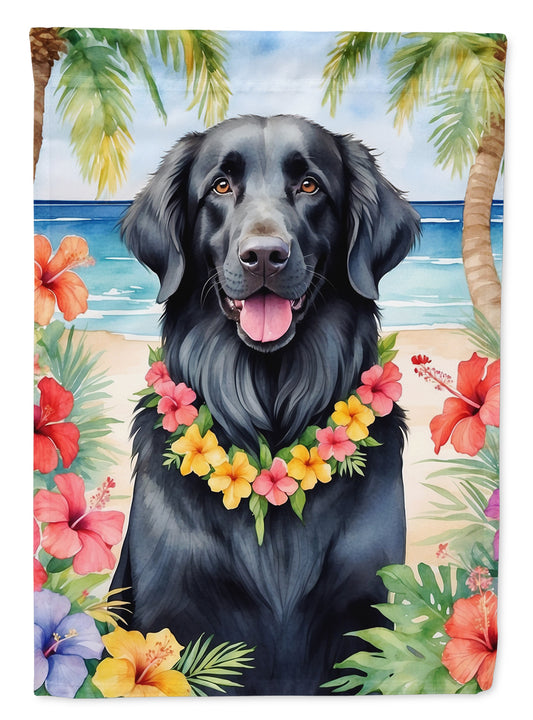 Buy this Flat-Coated Retriever Luau House Flag