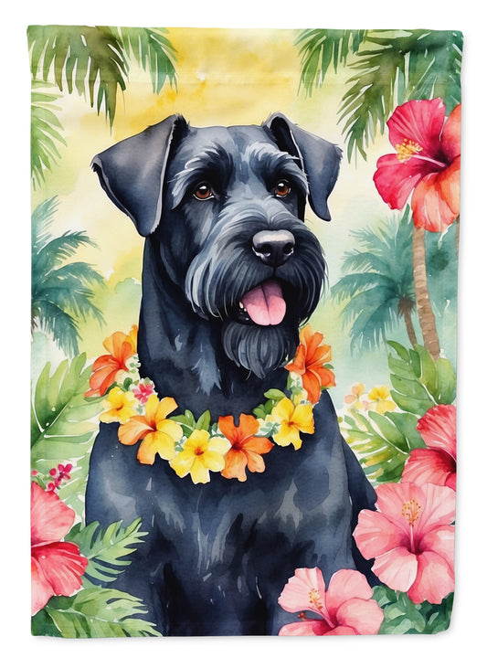 Buy this Giant Schnauzer Luau House Flag