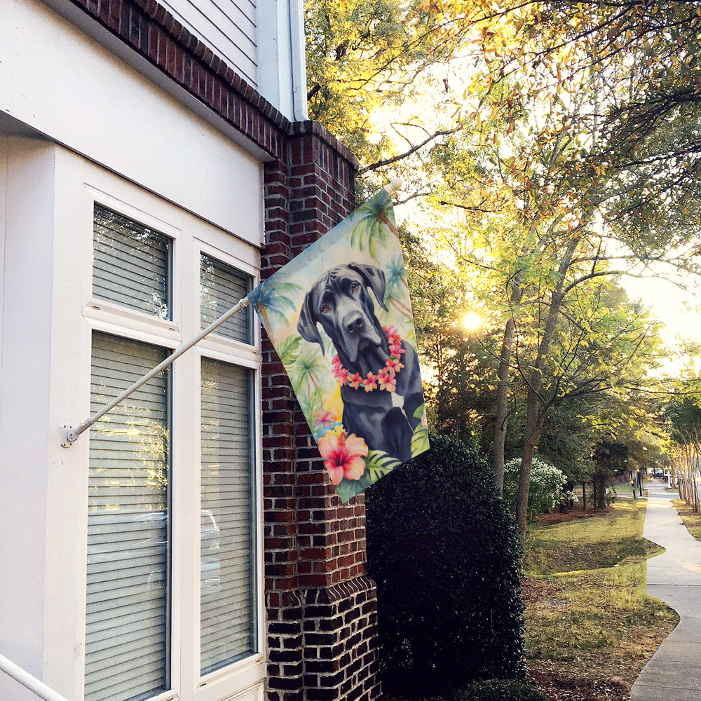 Great Dane Luau House Flag