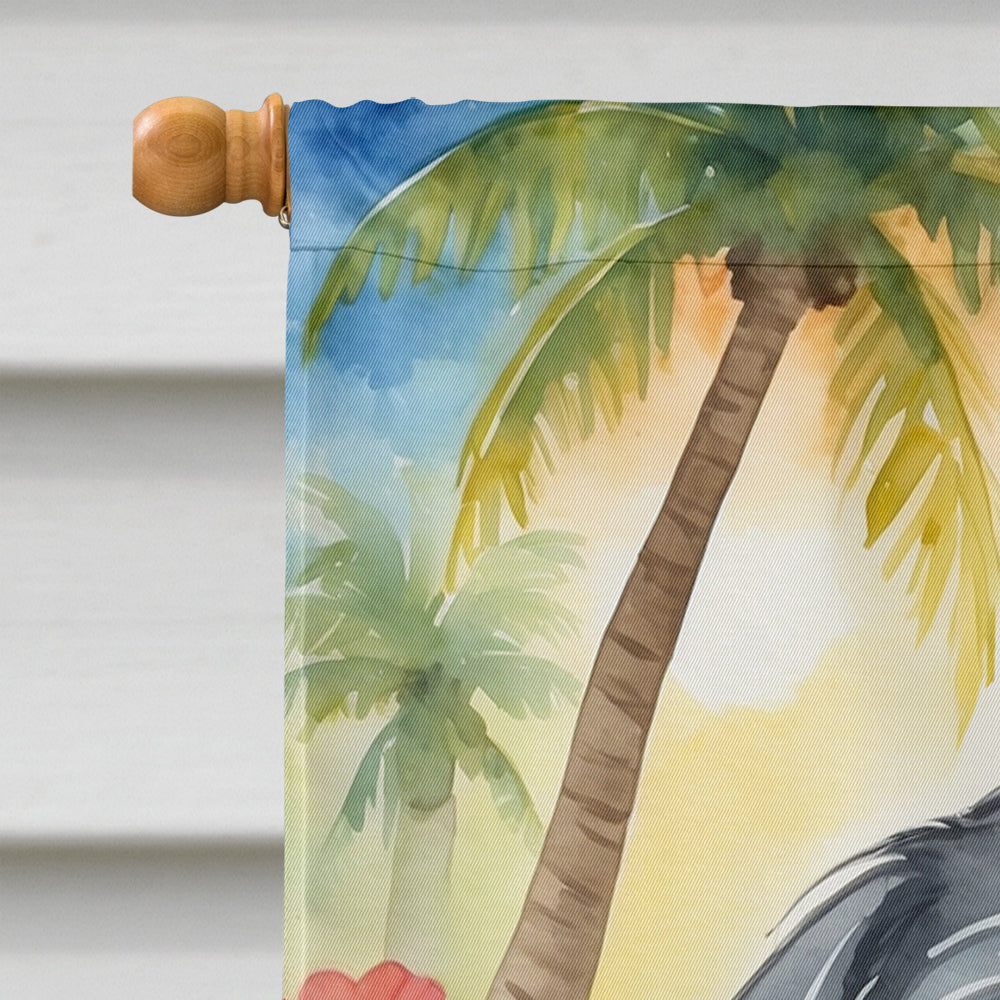 Havanese Luau House Flag