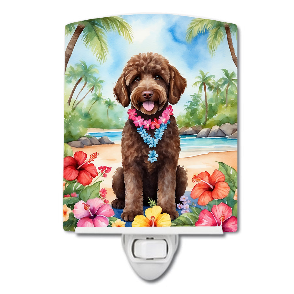 Buy this Labradoodle Luau Ceramic Night Light