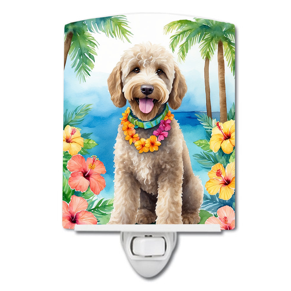 Buy this Labradoodle Luau Ceramic Night Light