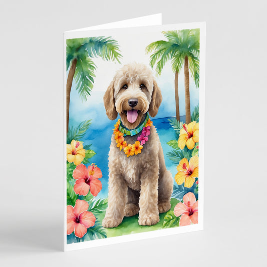 Buy this Labradoodle Luau Greeting Cards Pack of 8