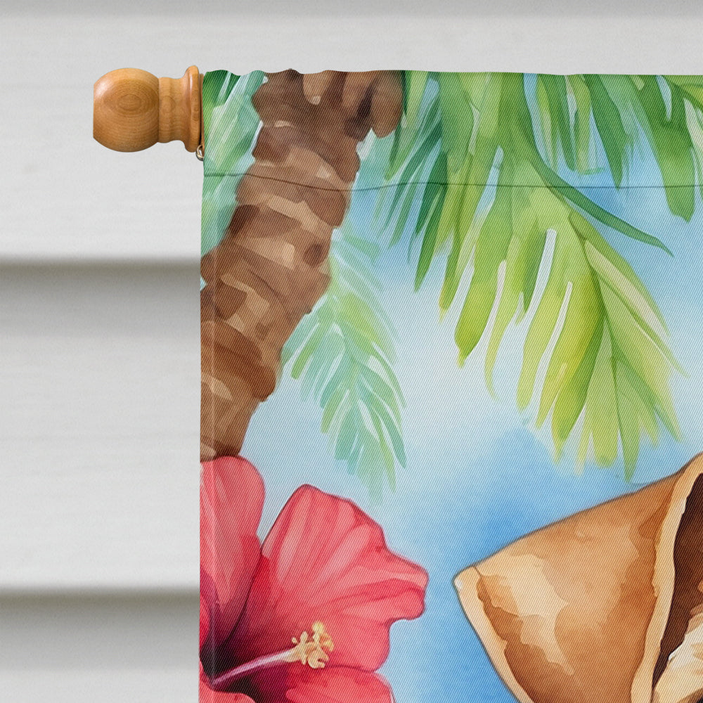 Lakeland Terrier Luau House Flag