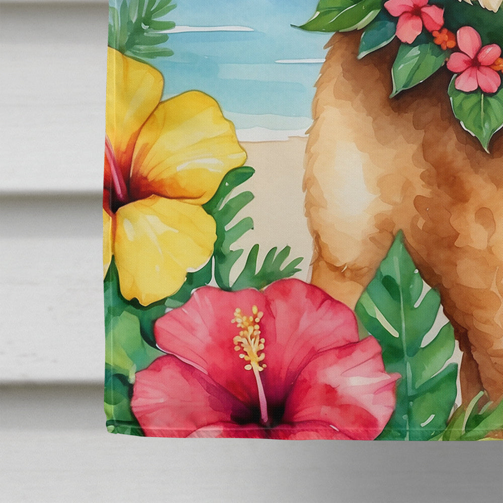 Lakeland Terrier Luau House Flag