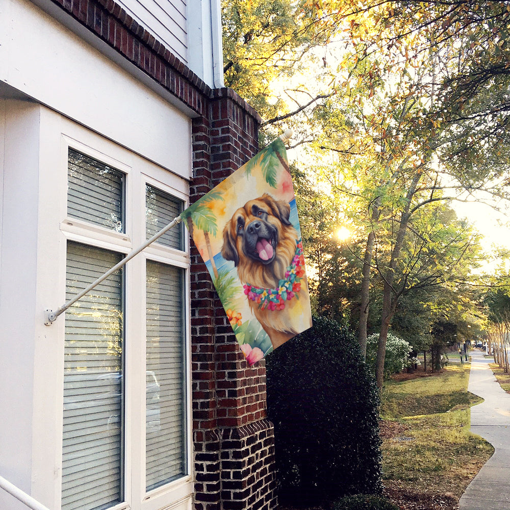 Leonberger Luau House Flag