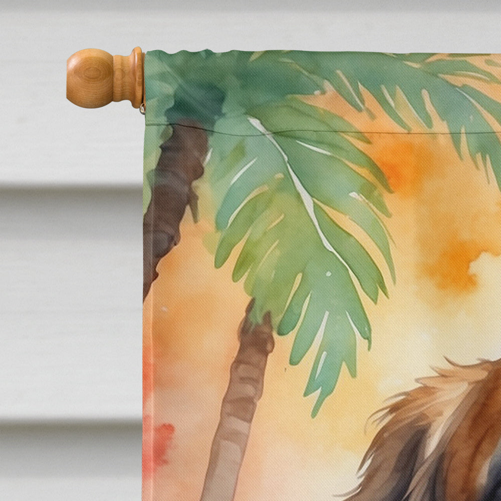 Leonberger Luau House Flag