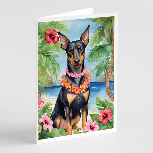 Buy this Manchester Terrier Luau Greeting Cards Pack of 8