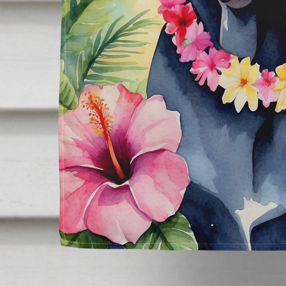 Neapolitan Mastiff Luau House Flag