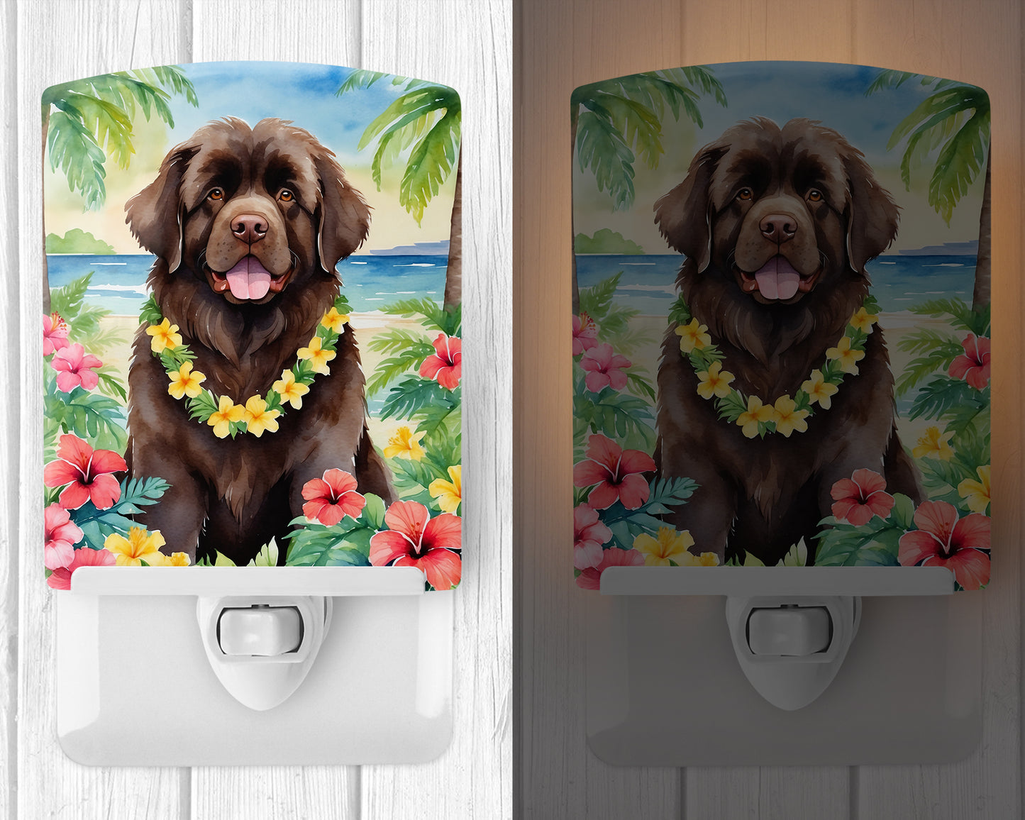 Newfoundland Luau Ceramic Night Light