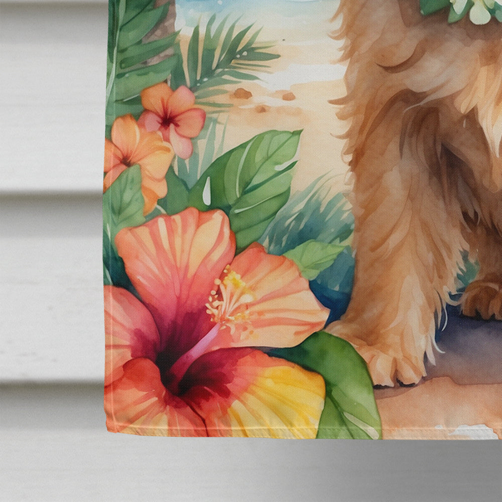 Norfolk Terrier Luau House Flag