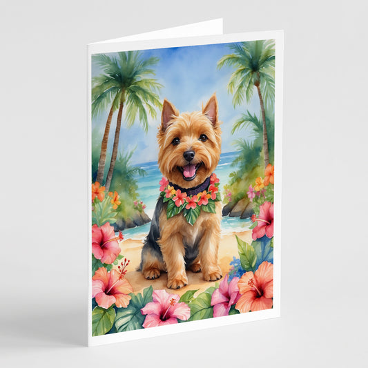 Buy this Norwich Terrier Luau Greeting Cards Pack of 8