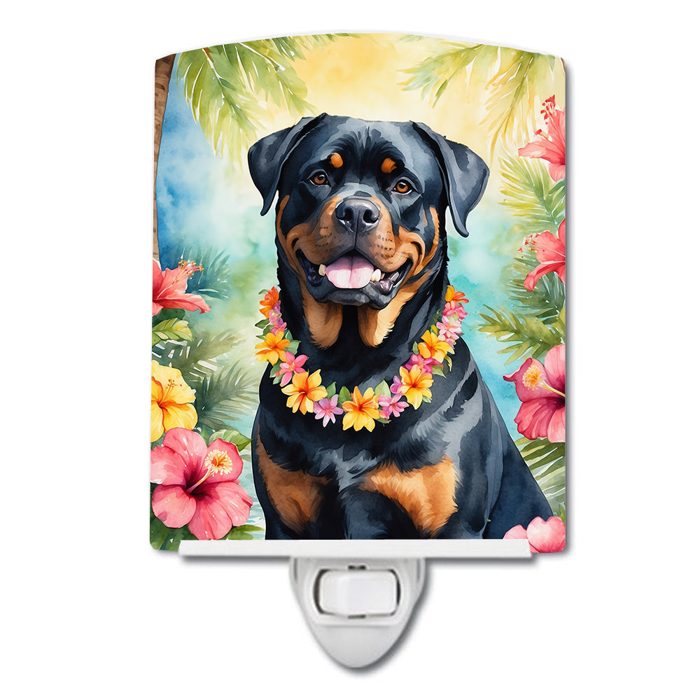 Buy this Rottweiler Luau Ceramic Night Light