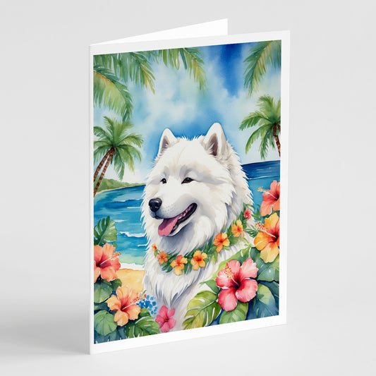 Buy this Samoyed Luau Greeting Cards Pack of 8