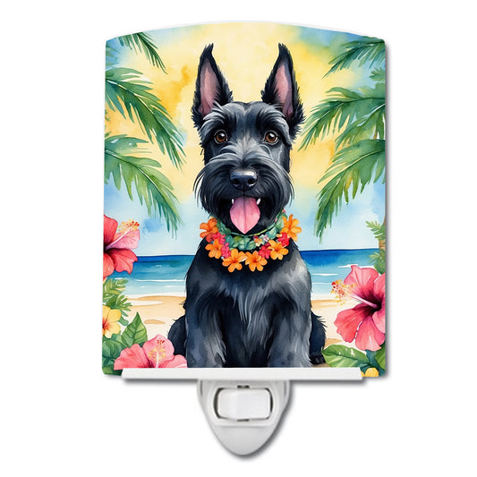 Buy this Scottish Terrier Luau Ceramic Night Light